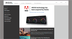 Desktop Screenshot of iridas.com